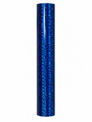 Holographic Starlight Adhesive Craft Vinyl - Blue