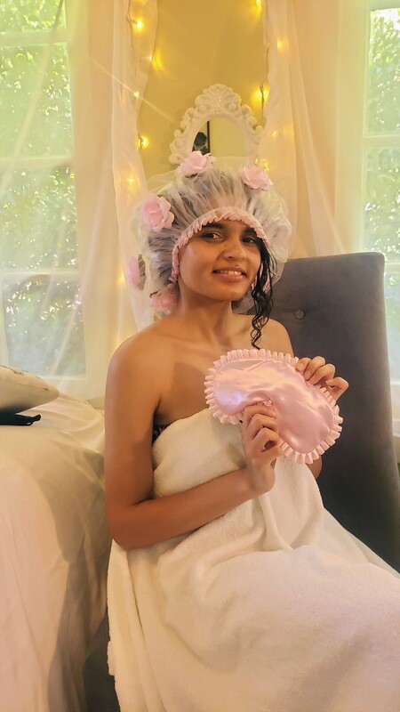 Pink Satin Sleep Mask