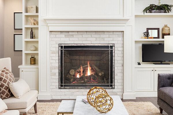Renegade Clean-Face Direct-Vent Fireplace, 50 TruFlame Technology