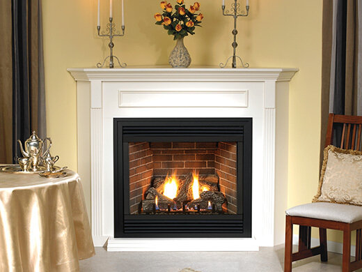 Madison Direct-Vent Fireplace, Premium 36