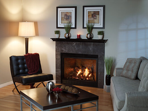 Madison Direct-Vent Fireplace, Luxury 36