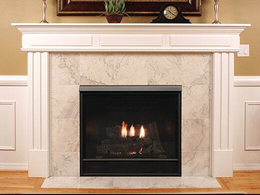 Madison Clean-Face Direct-Vent Fireplace, Deluxe 32