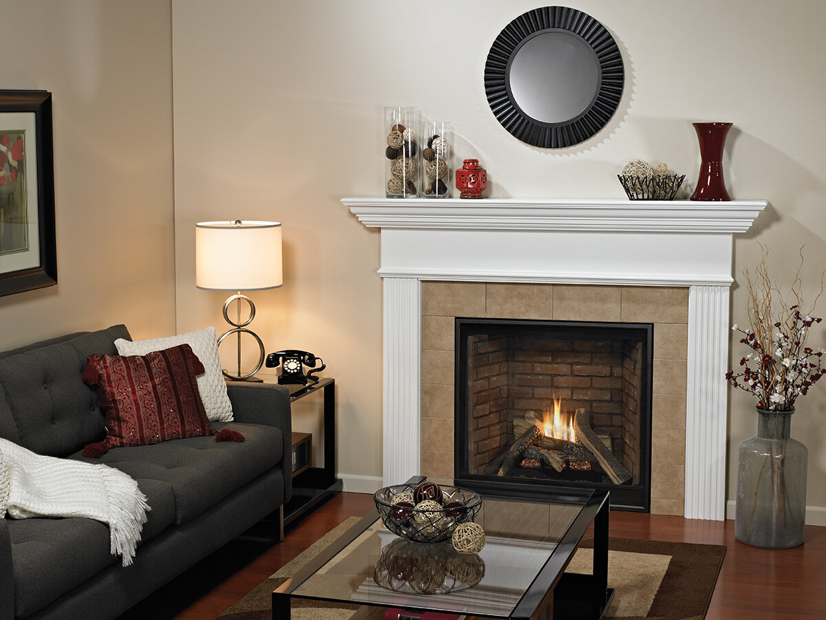 Madison Clean-Face Direct-Vent Fireplace, Premium 32