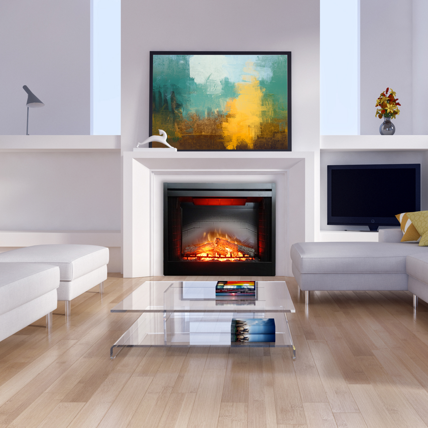 Nexfire Electric Fireplace - Traditional