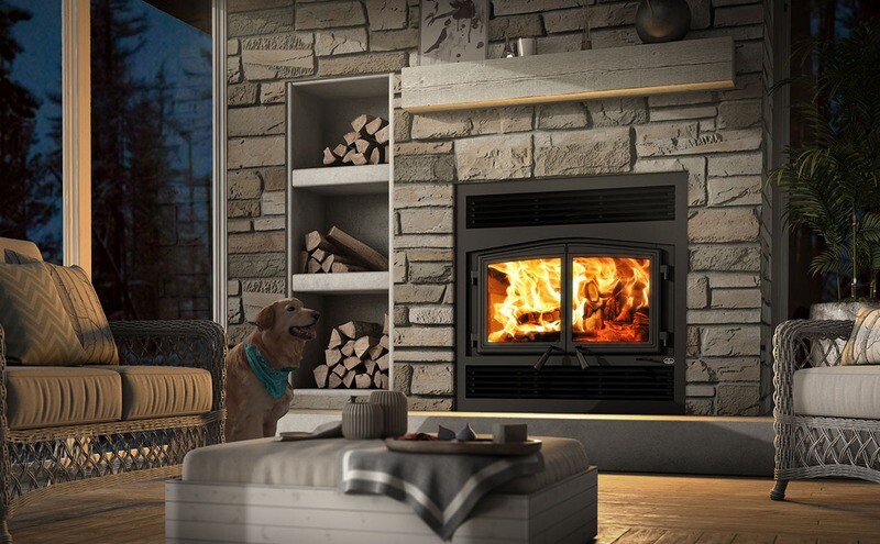 STRATFORD II WOOD FIREPLACE