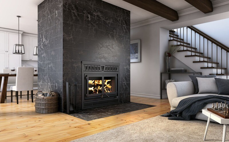WATERLOO - WOOD FIREPLACE