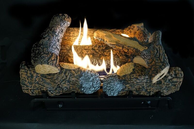 Kennesaw II Refractory Log Sets and Vent-Free Burners