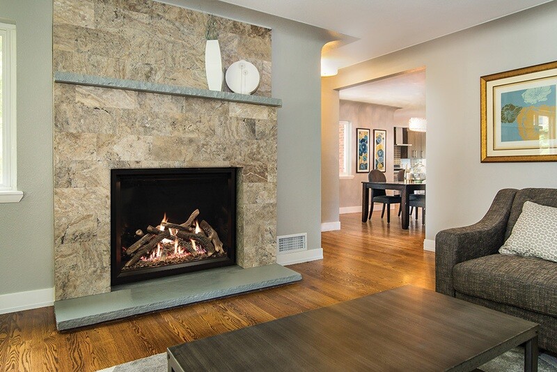 Renegade Clean-Face Direct-Vent Fireplace, 36 TruFlame Technology