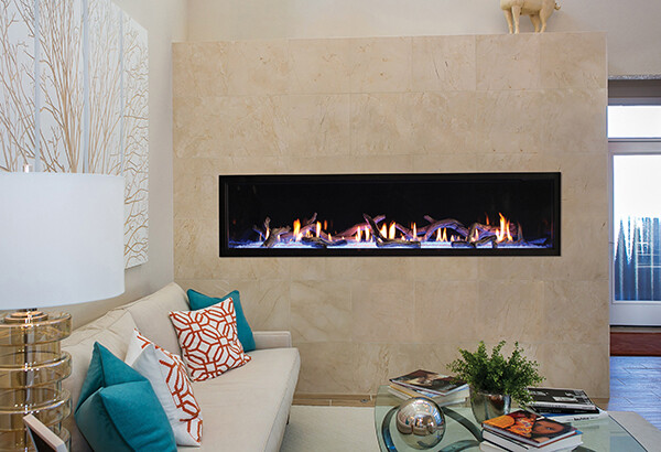 Boulevard Direct-Vent Linear Fireplace, 72