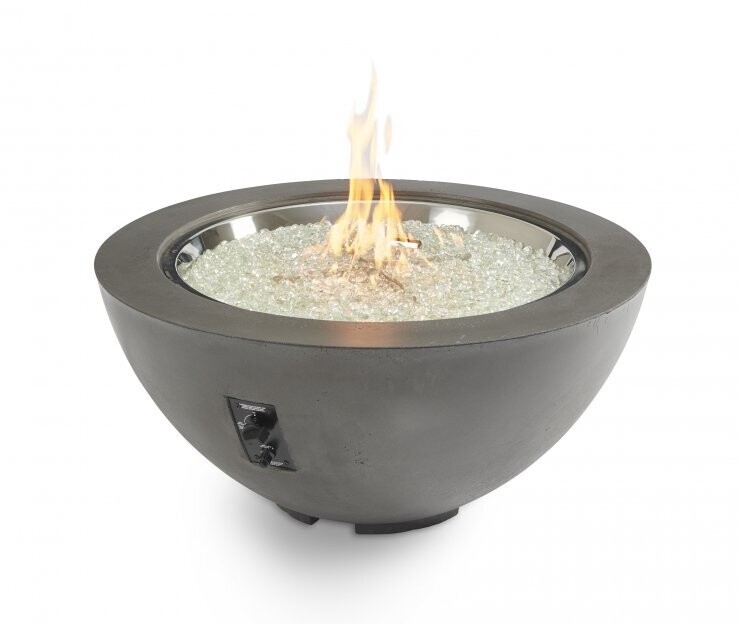 Midnight Mist Cove 42" Round Gas Fire Pit Bowl
