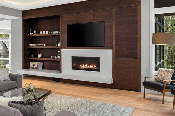 Boulevard Direct-Vent Linear Fireplace, 36