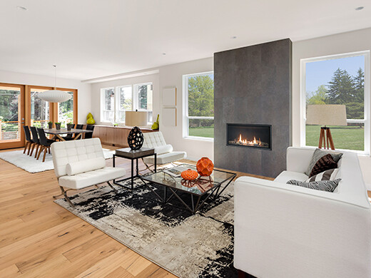 Loft Direct-Vent Fireplace, 36