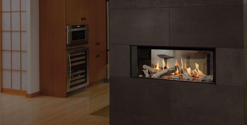 L1 See-Thru Gas Fireplace