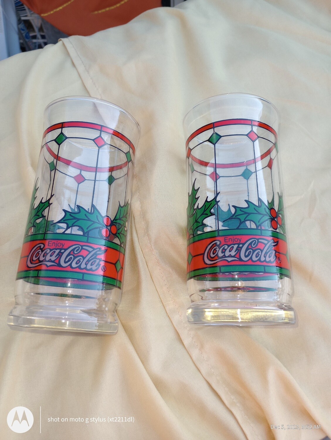 Cola Tumblers, Tall Glass, High Ball Glass, Vintage Glassware