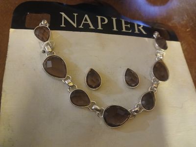 &quot;Smoky Elegance Jewelry Set&quot;
