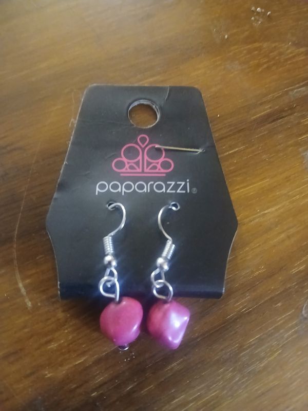 &quot;Pink Drip Earrings&quot;