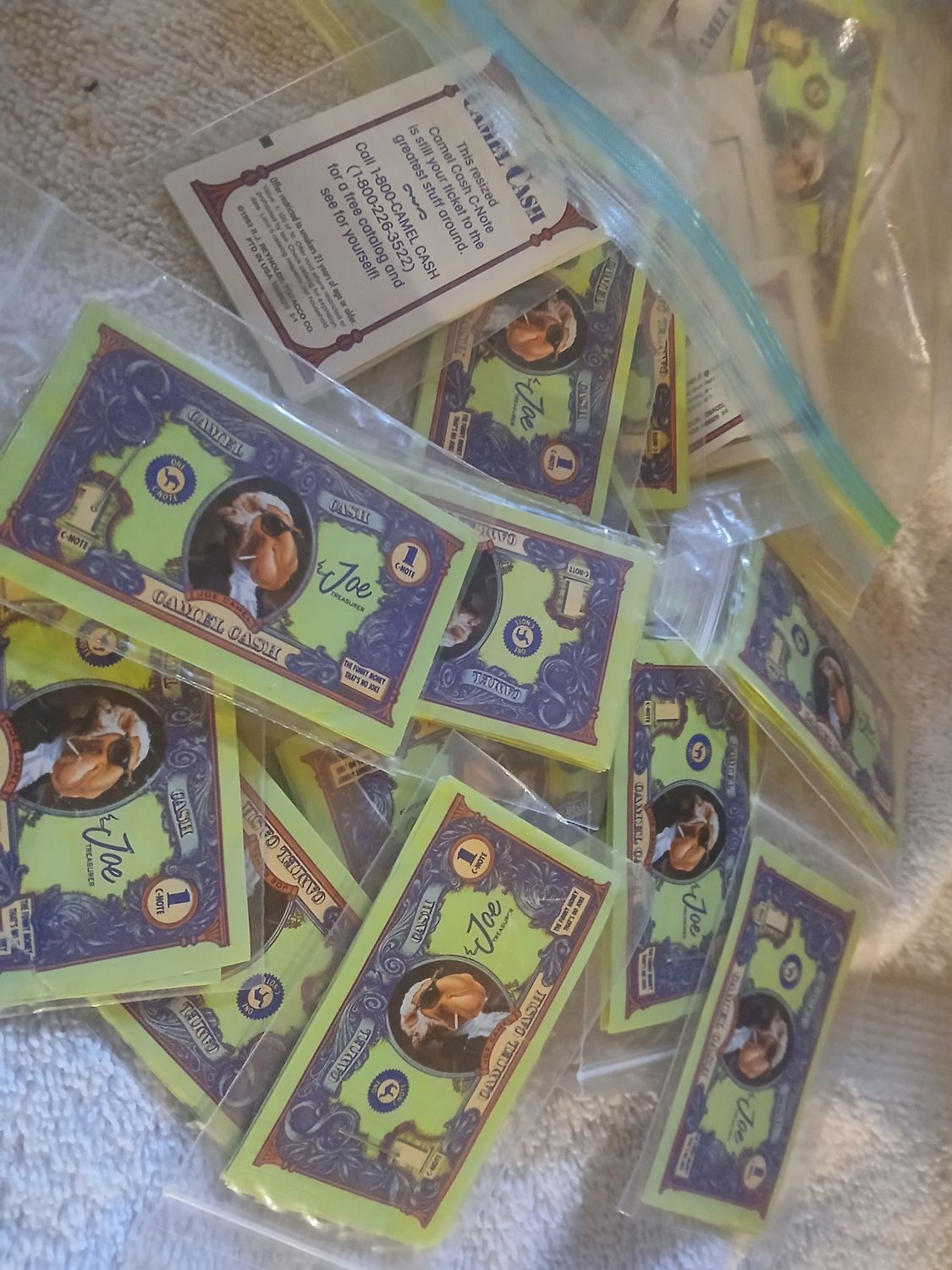 Vintage Joe Camel Cash C Notes