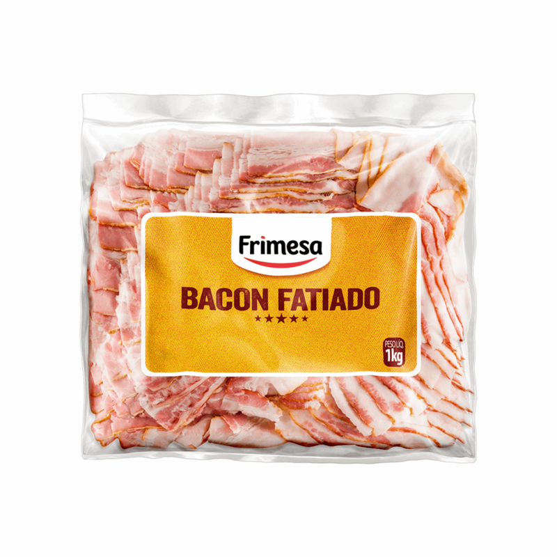 Bacon Fatiado 1KG Cong. Frimesa