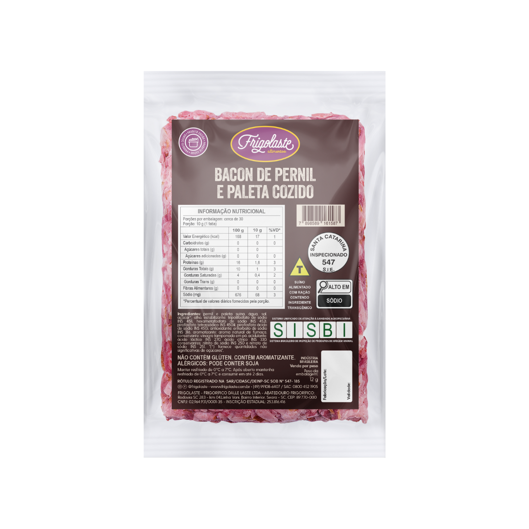 Bacon de Pernil e Paleta Cozido