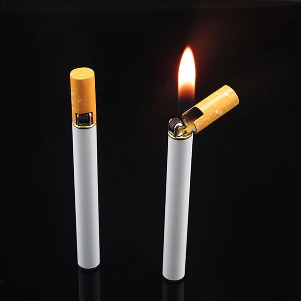 Butane Gas Lighters Slim Mini Shape Novelty Lighter Xixl