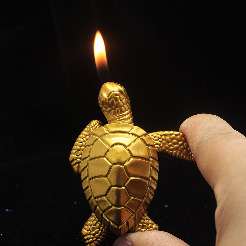 Golden turtle lighter