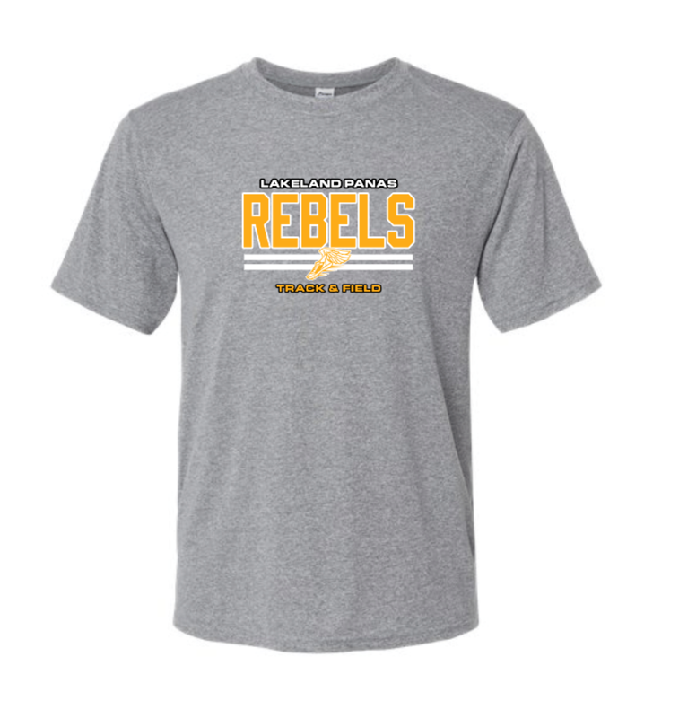LP Track - Rebels Logo Performance Tshirt