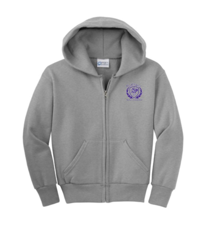 PS 53x - Youth Full Zip Hooded Sweatshirt