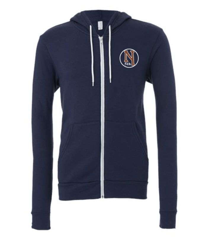 NY 5th - Adult Full Zip Hooded Sweatshirt
