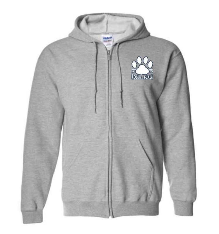 PS/MS 71 -  Paw Zip Up Sweatshirt