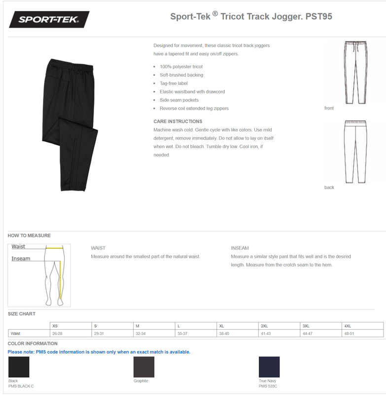 Panas Cheer - Warm Up Pants