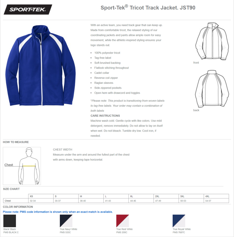 Panas Cheer - Warmup Jacket