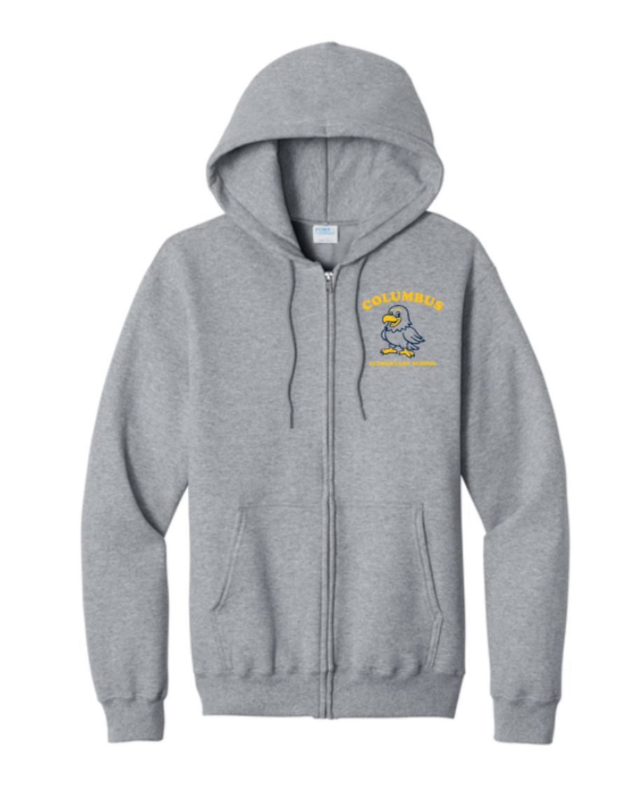 Columbus - Full Zip Hooded Sweatshirt