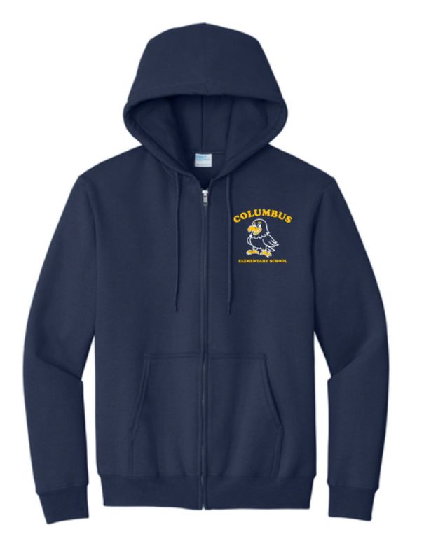 Columbus - Full Zip Hooded Sweatshirt
