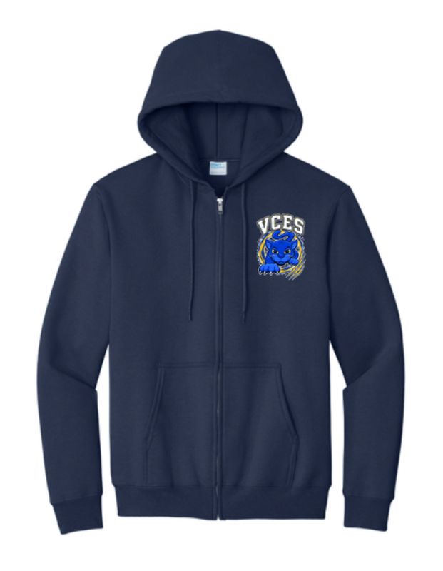 Van Cort -  Panther Full Zip Hooded Sweatshirt