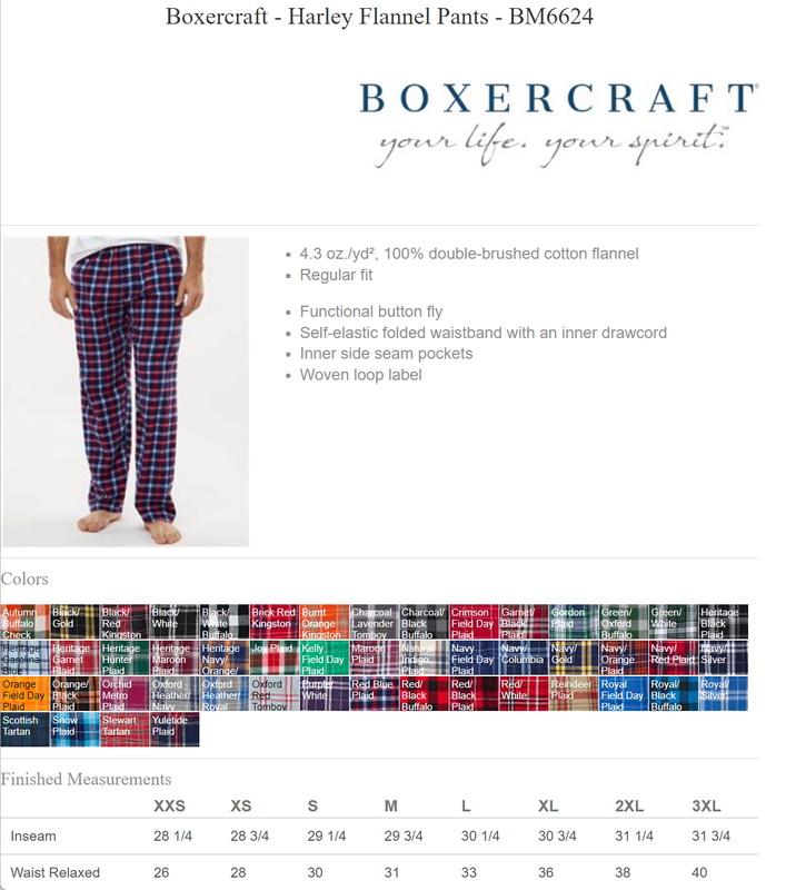 GW -  Flannel Pants