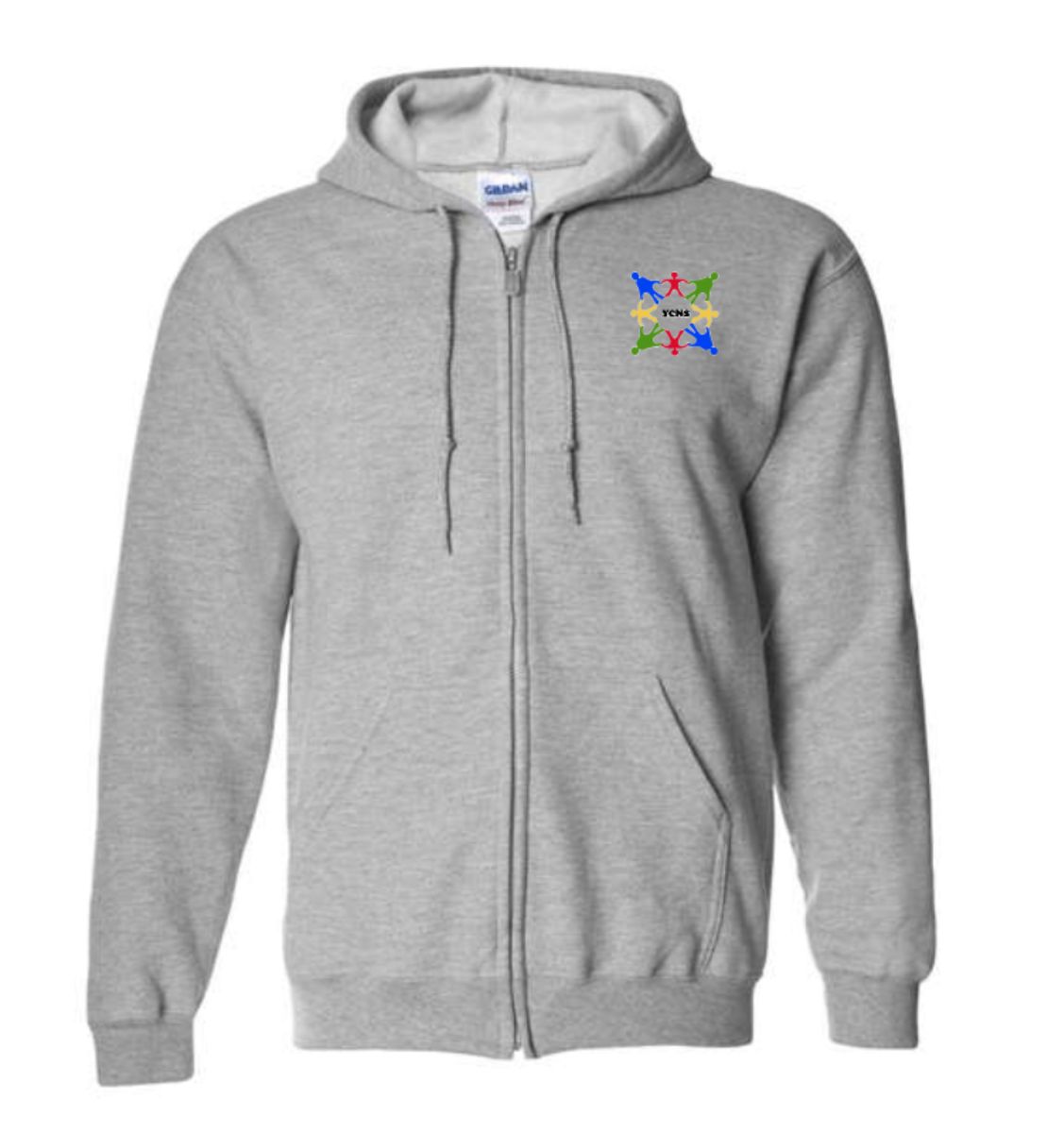 YCNS - Toddler-Adult Full Zip Hooded Sweatshirt