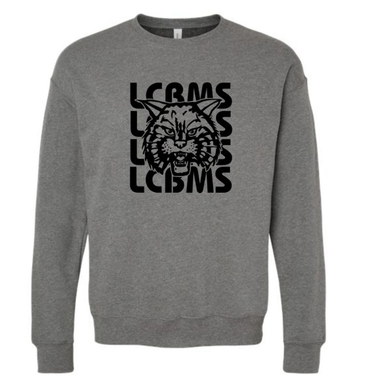 LCBMS STAFF - Bobcat Crewneck Sweatshirt