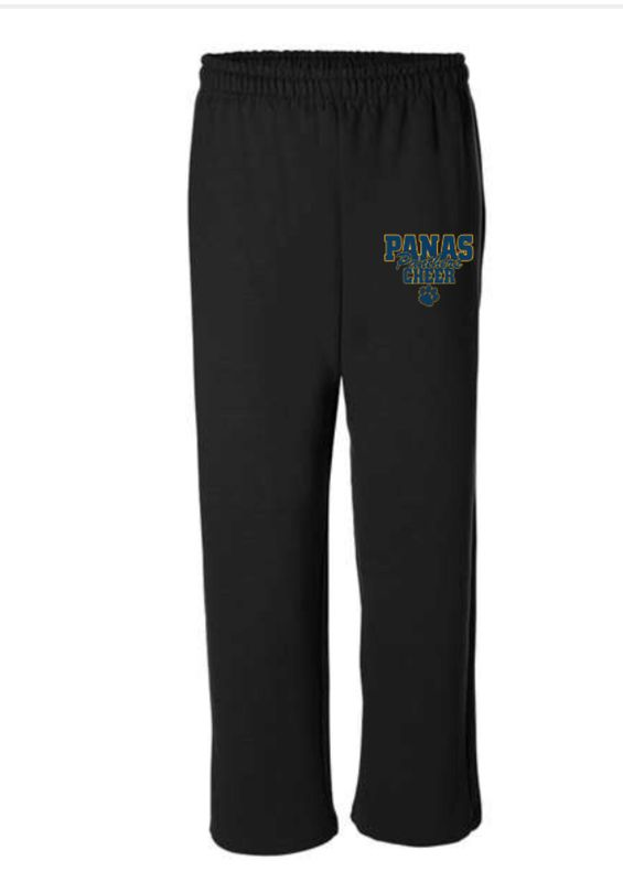 Panas Cheer - Open Bottom Sweatpants