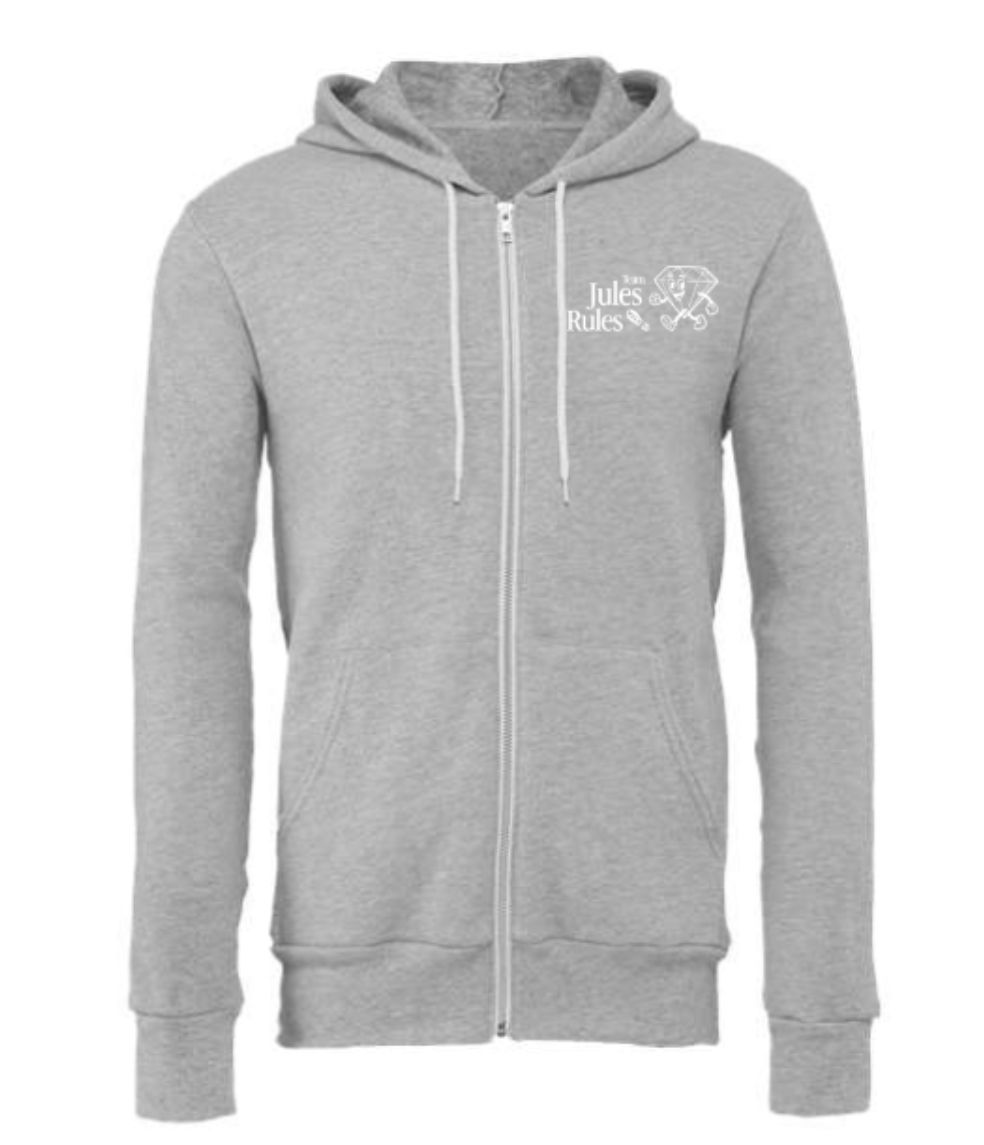 Jules Rules -  Full Zip Hooded Sweatshirt