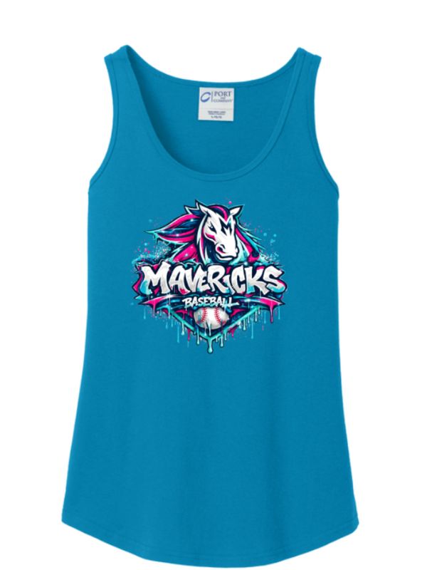 Mavs - Graffiti Women's Tank Top