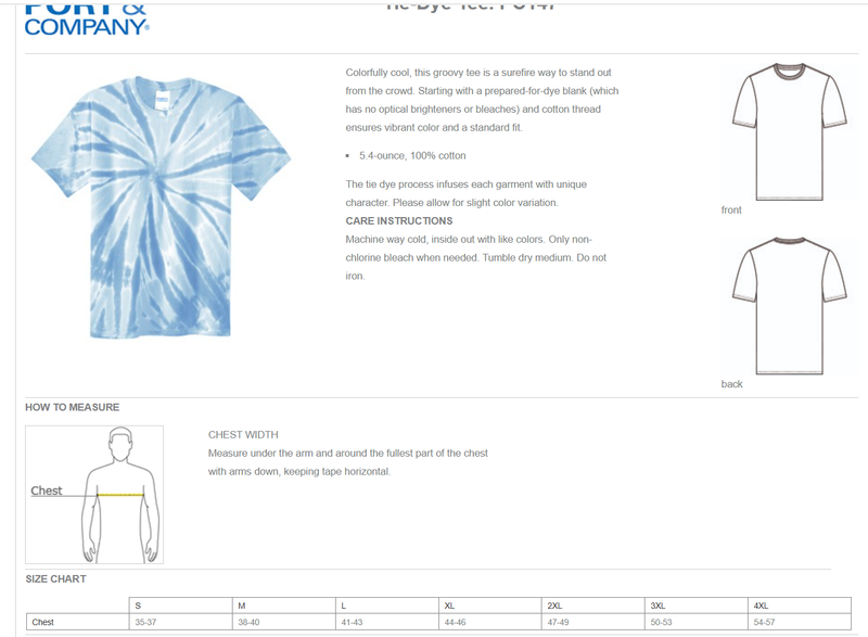 Stingers - SOAC Tie Dye Tshirt