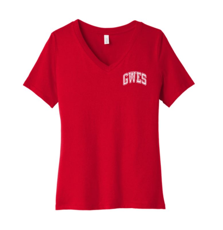 GW STAFF - GWES Women's V Neck