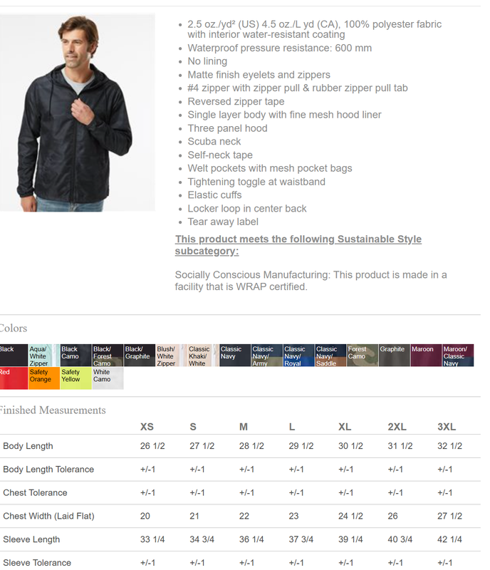 Brewster - Full Zip Windbreaker