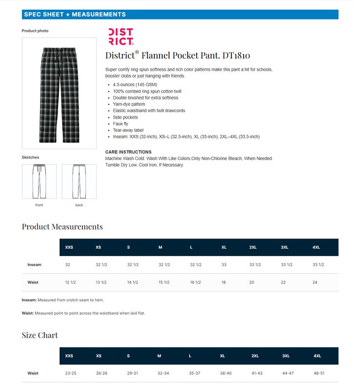 SC - Flannel Pants