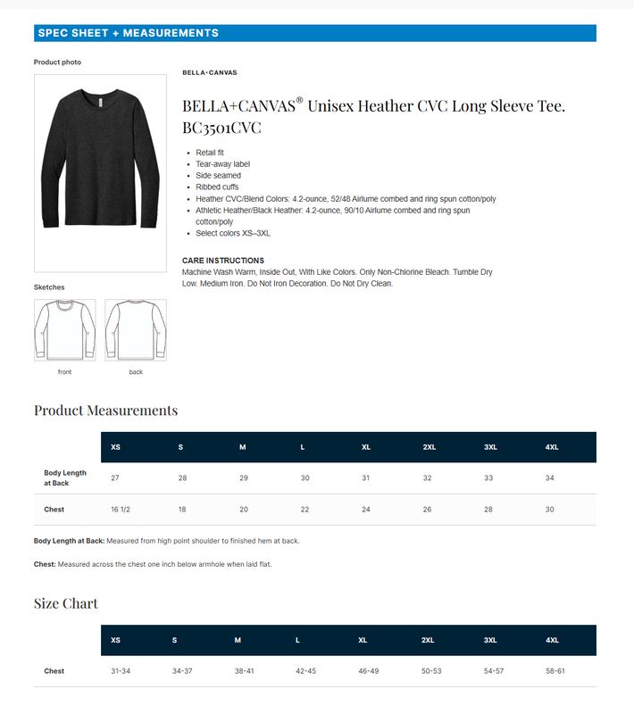 LCBMS STAFF - Bobcat Premium Long Sleeve Tshirt