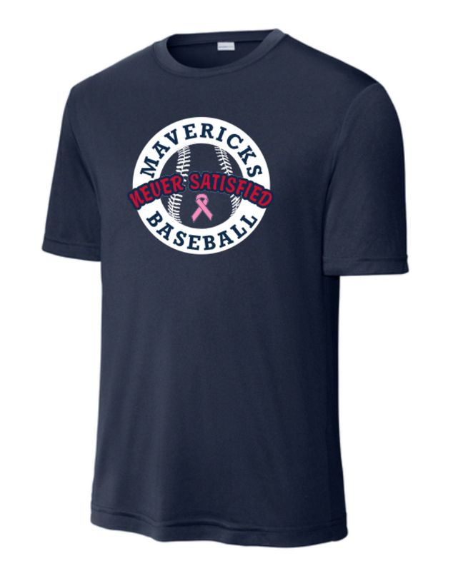 Mavs - Never Satisfied Performance Tshirt