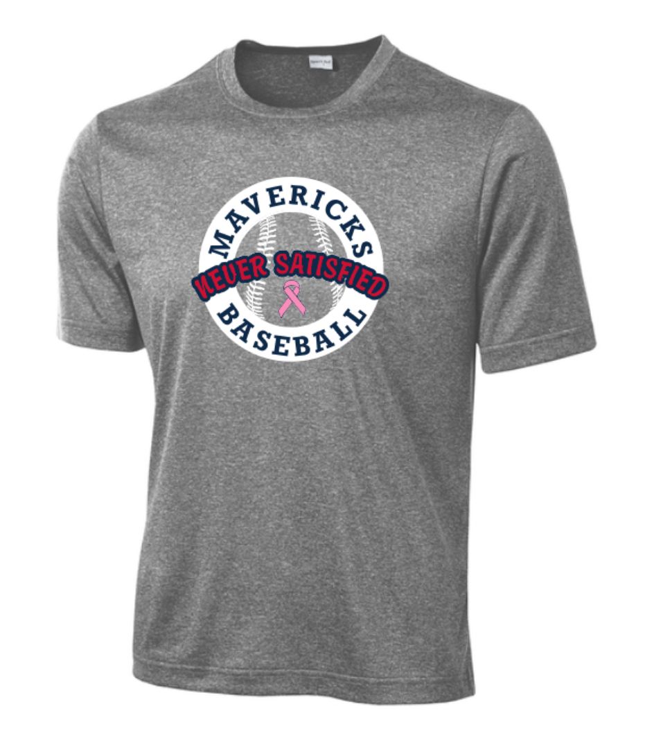 Mavs - Never Satisfied Performance Tshirt