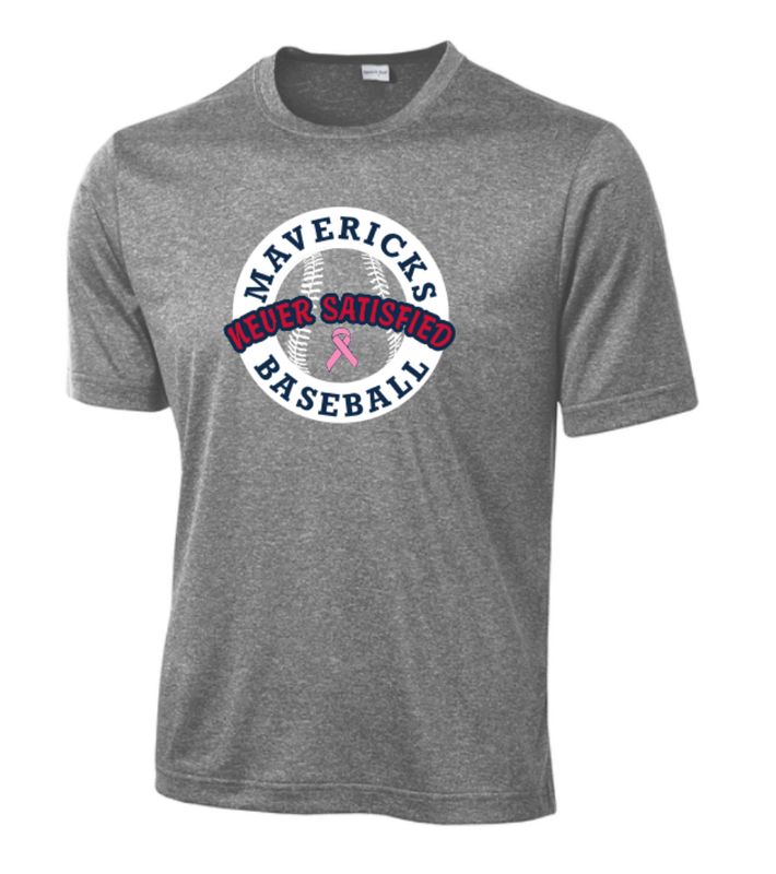Mavs - Never Satisfied Performance Tshirt