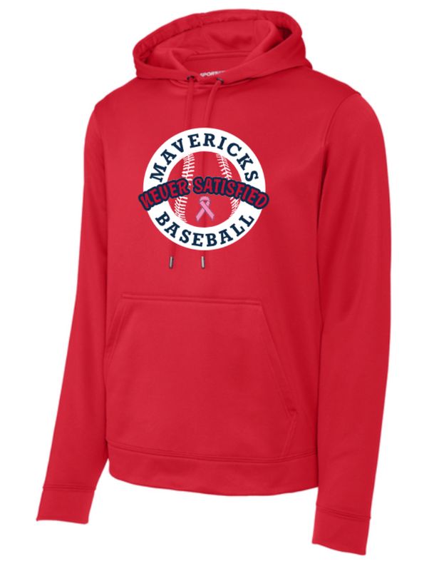 Mavs - Never Satisfied Performance Hoodie