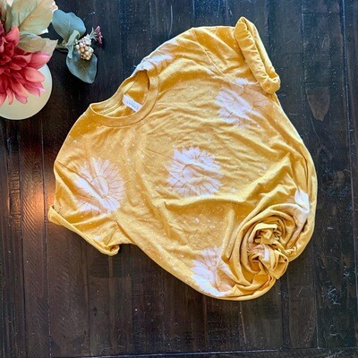 Simply Bleached Sunflower T-Shirt